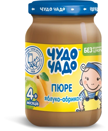 ЧУДО-ЧАДО Пюре яблоко- абрикос 170гр